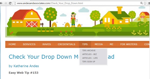 drop down