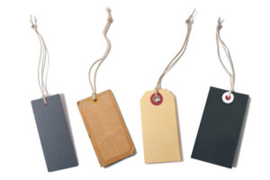 4 paper tags