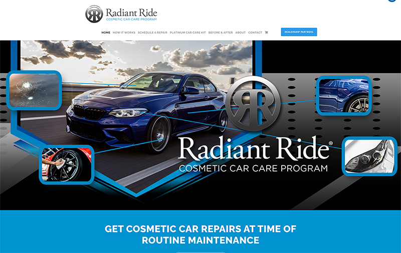 Radiant Ride (top of home page)