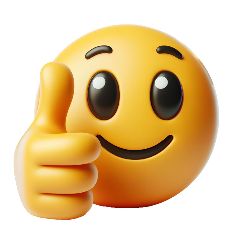 Thumb up emoji