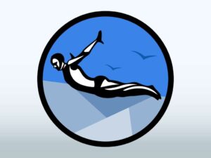 cliff diving logo