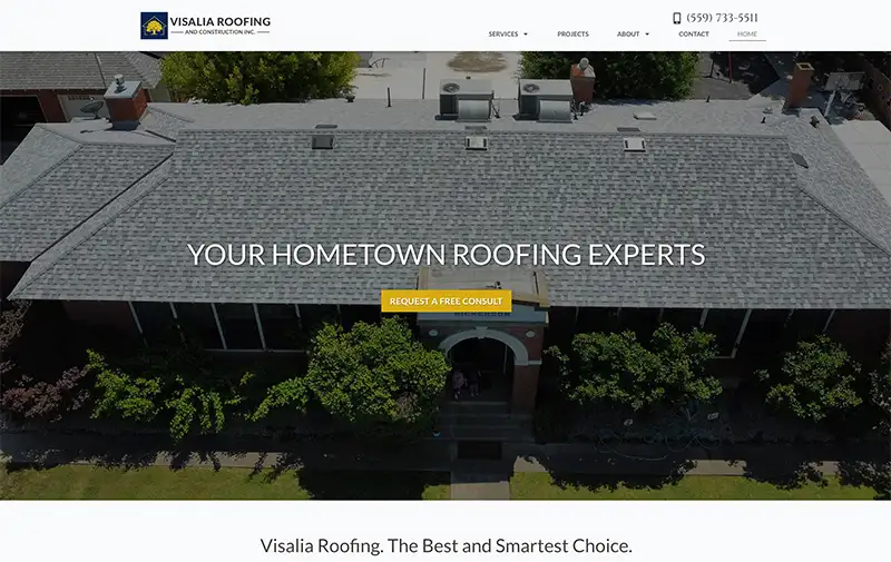Visalia Roofing screenshot